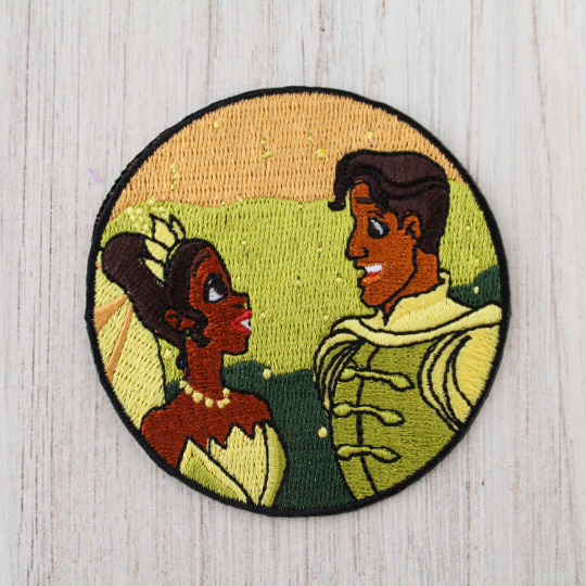 Bayou Couple Iron on Patch
