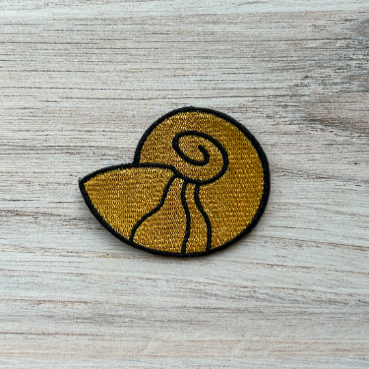 Sea Witch Shell Iron on Patch