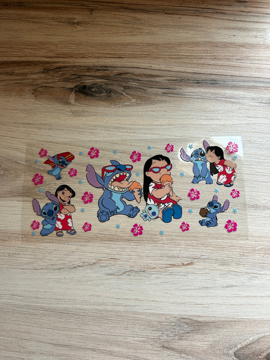 Girl and Alien Cup Wrap