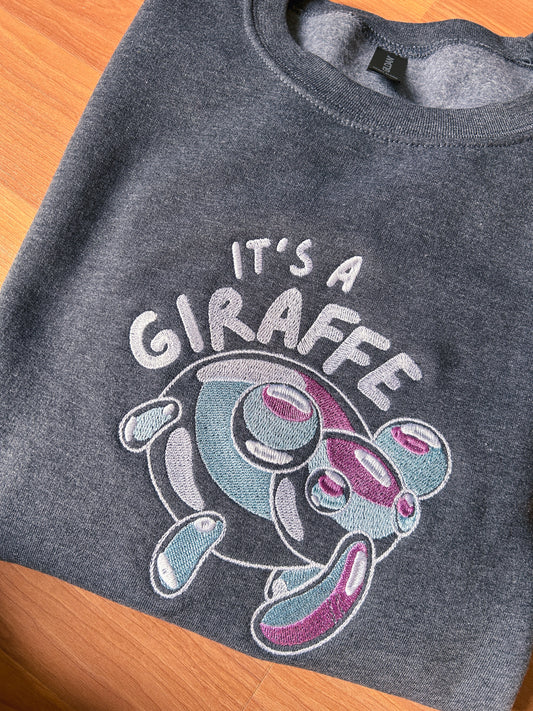Giraffe Bubble Embroidered Sweater