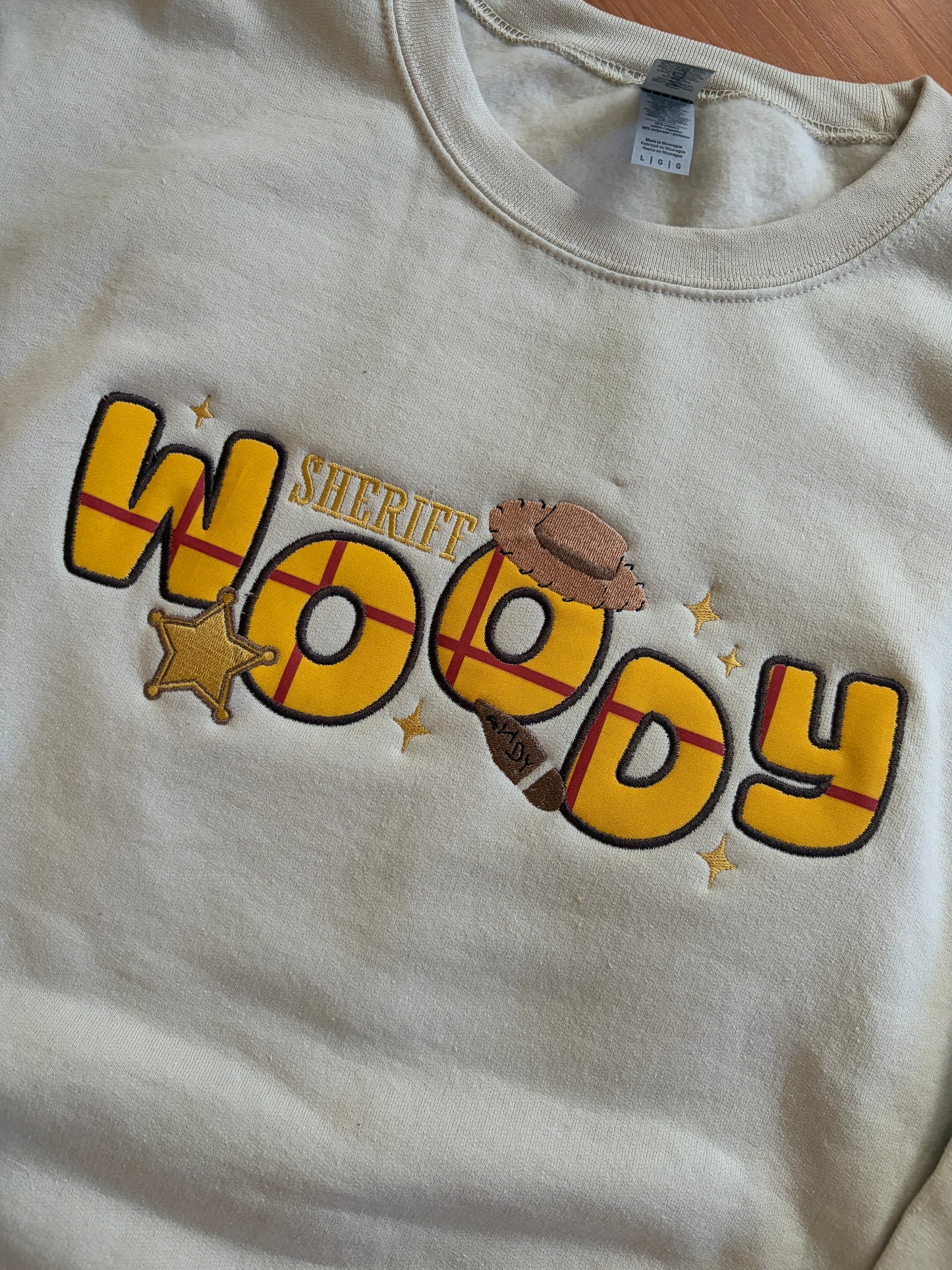 Cowboy Toy Embroidered Sweater