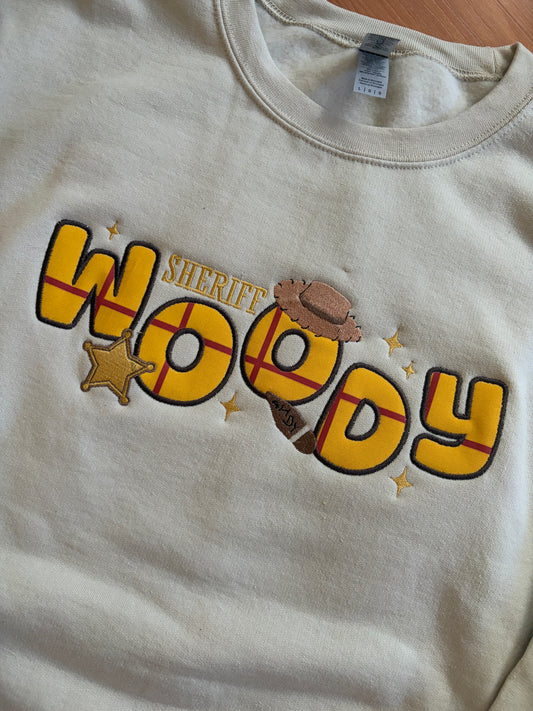 Cowboy Toy Embroidered Sweater