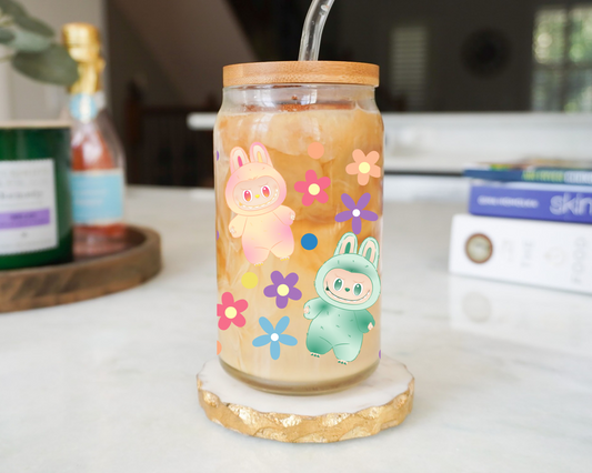 Bubu Floral Glass Cup