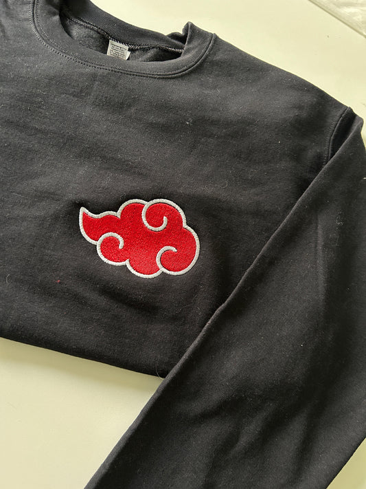Ninja Anime Embroidered Sweater