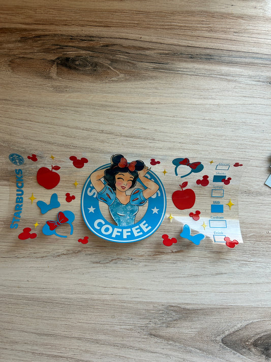 Snow Coffee Parks Cup Wrap