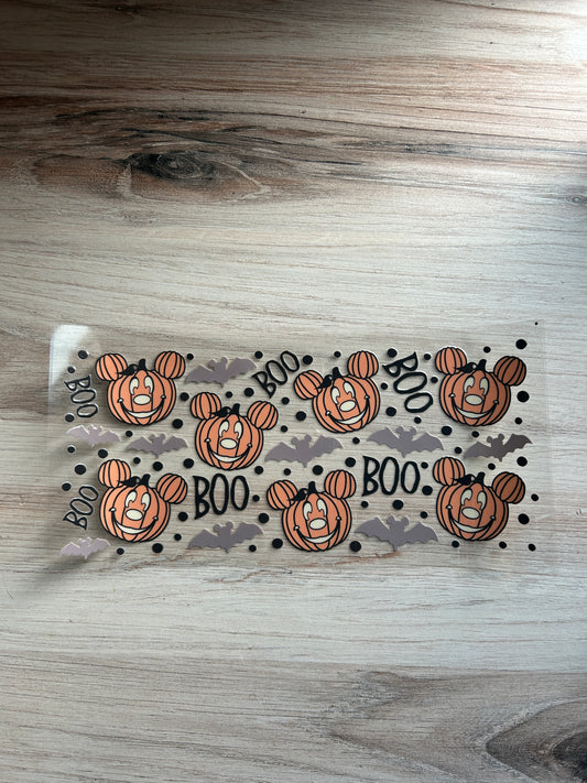 Boo Pumpkin Cup Wrap