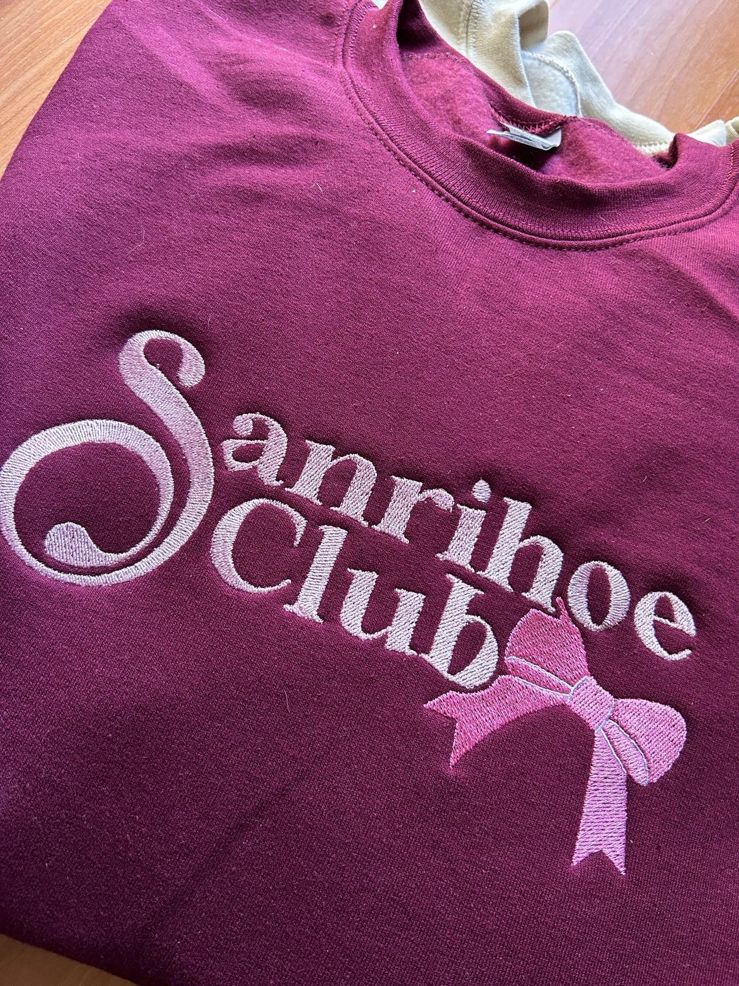 Sanrihoe Club Embroidered Sweater