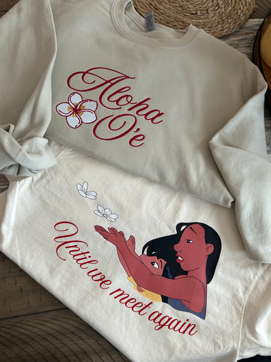 Aloha 'Oe Embroidered Sweater
