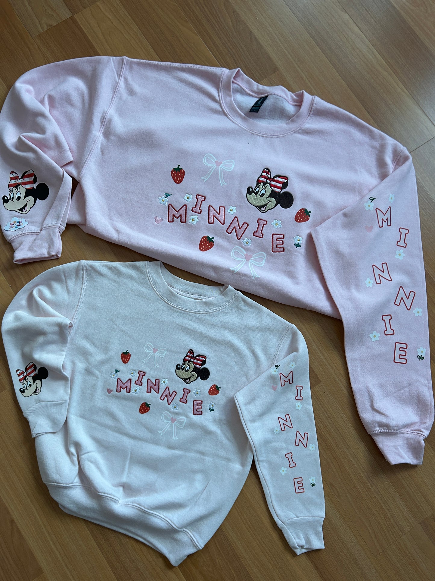 Minnie & Daisy Spring Embroidered Sweater