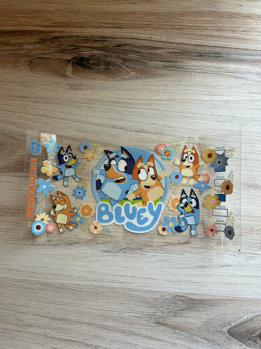 Cartoon Pup Coffee Cup Wrap