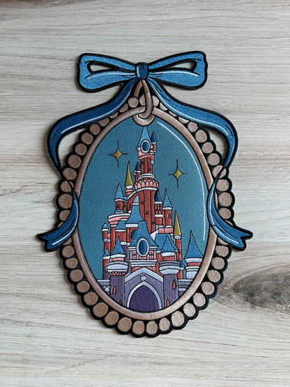 Castle Locket Large Iron on Patch