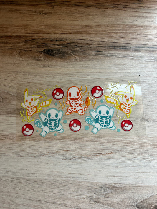 Skeleton Pocket Monsters Cup Wrap