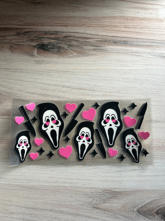 Scream Hearts Cup Wrap