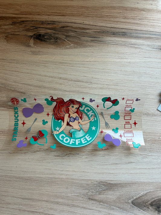 Mermaid Coffee Cup Wrap