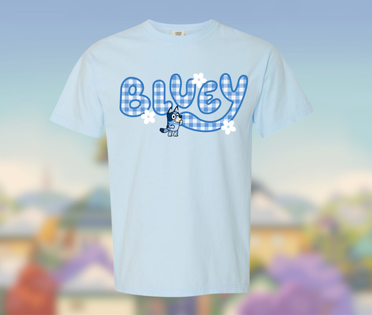 Bluey Gingham Graphic Shirt