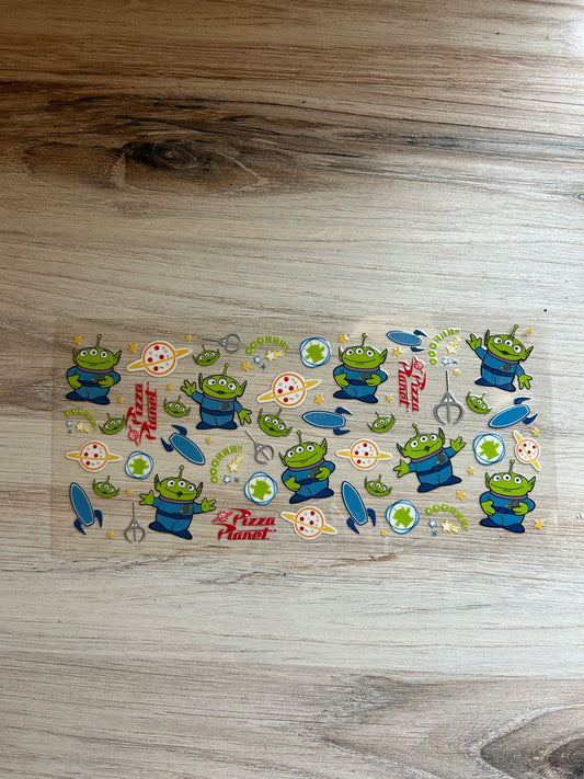 Green Aliens Cup Wrap
