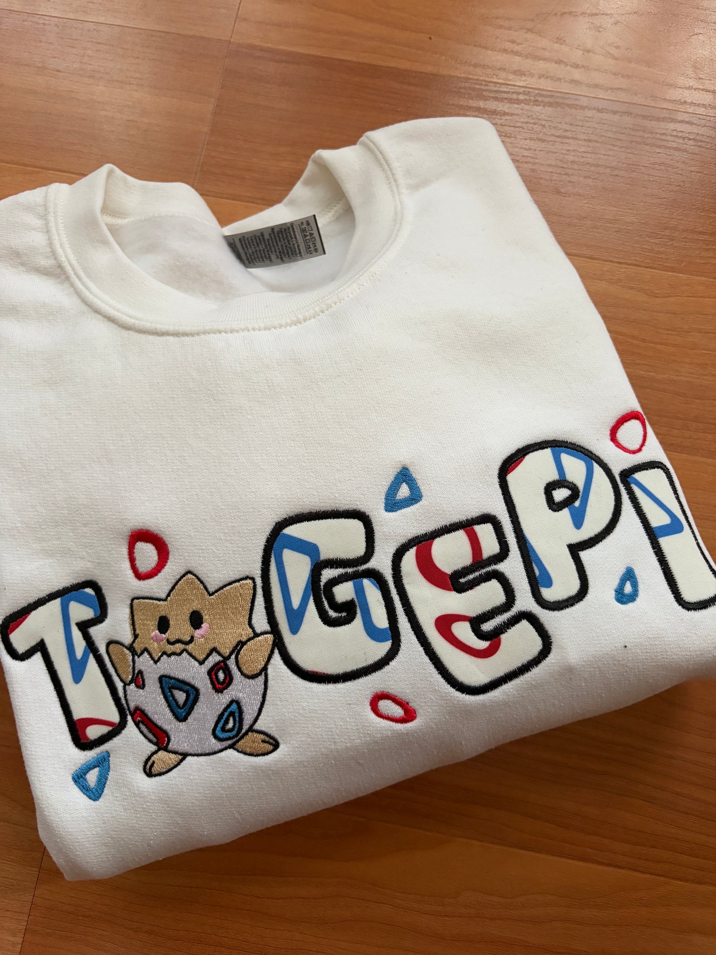 Little Egg Monster Embroidered Sweater