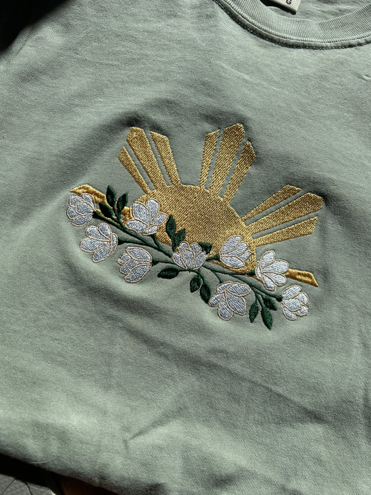 Sampaguita Sun Embroidered Sweater