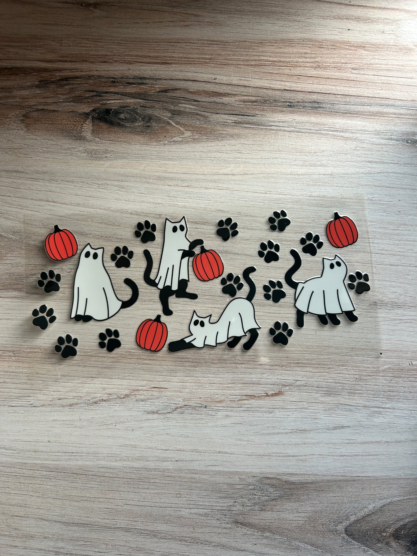 Ghost Cat Cup Wrap