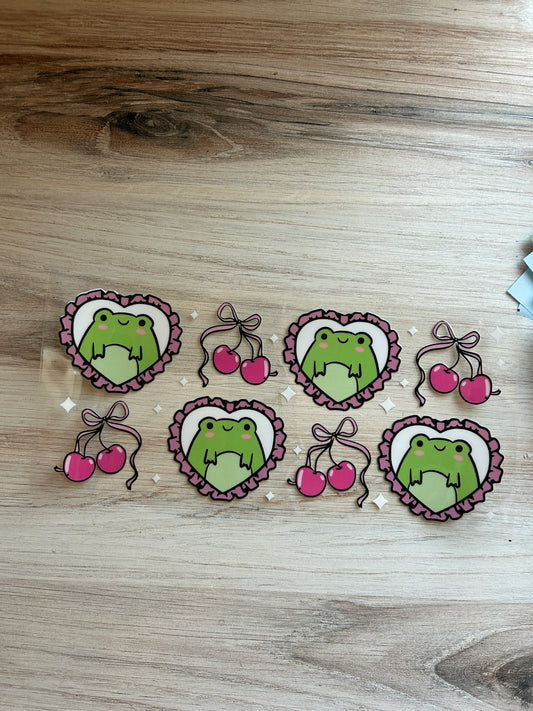 Coquette Frogs Cup Wrap