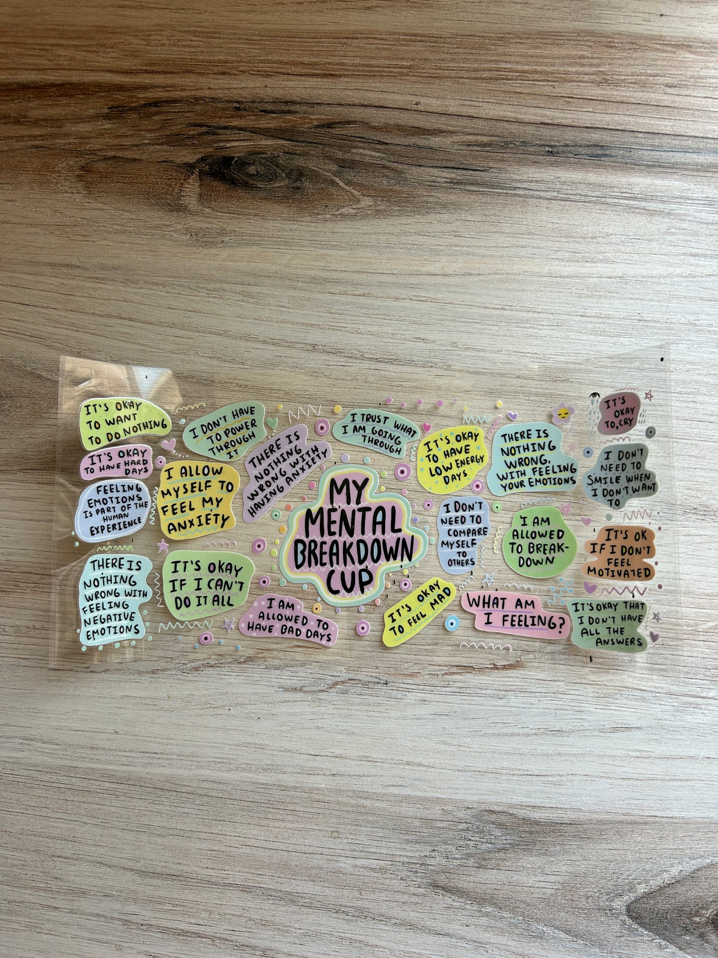Mental Breakdown Cup Wrap