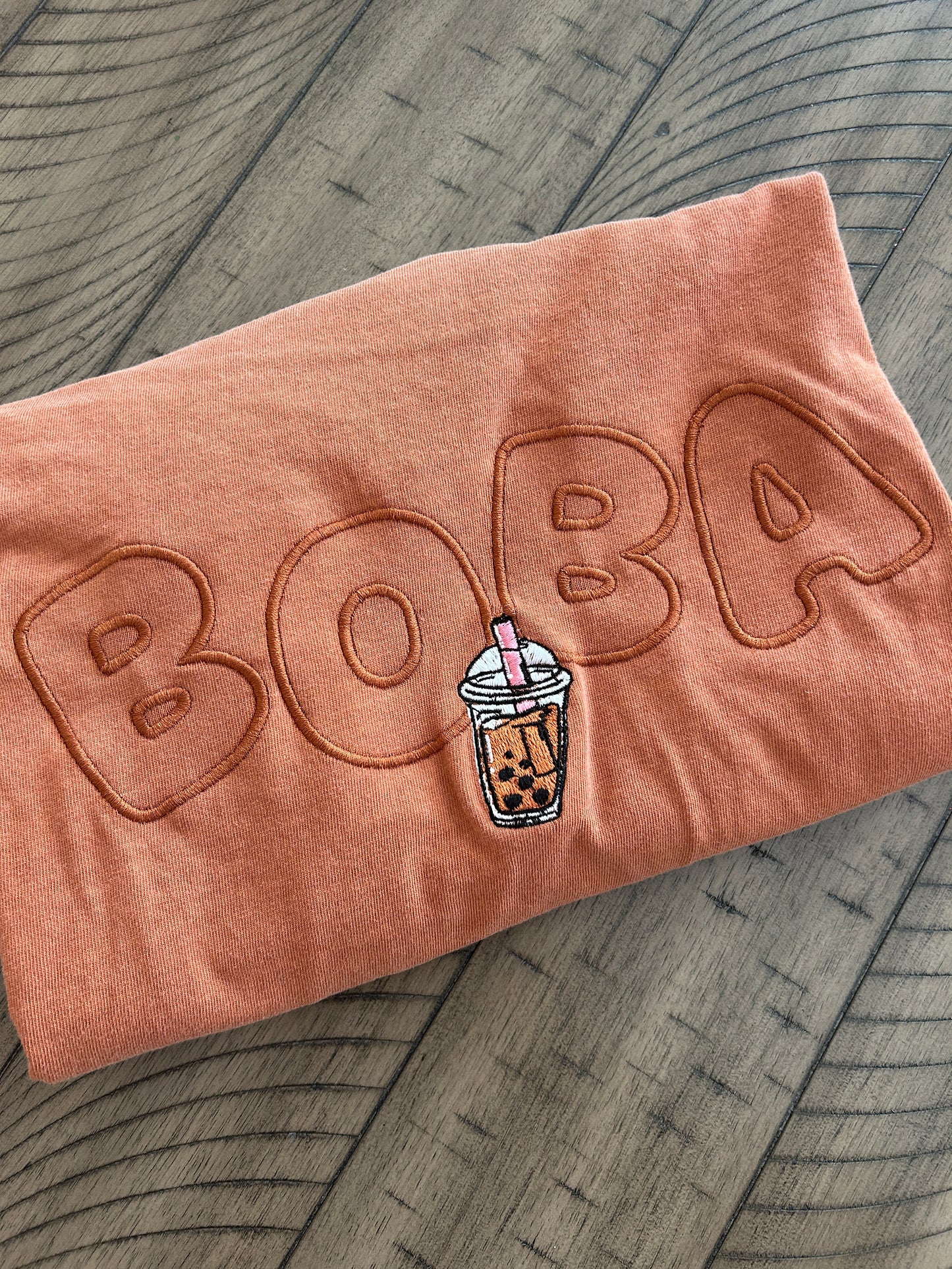 Boba Embroidered Shirt