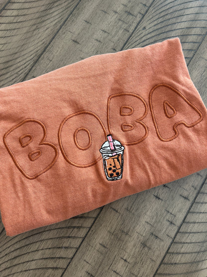 Boba Embroidered Shirt