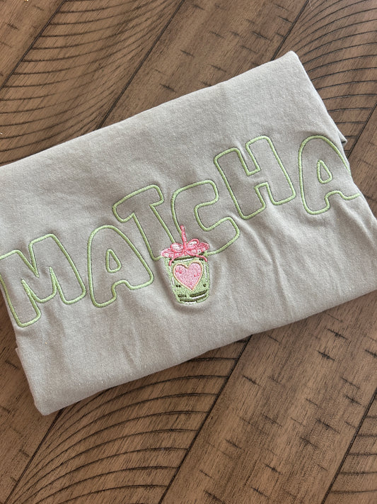 Matcha Embroidered Shirt
