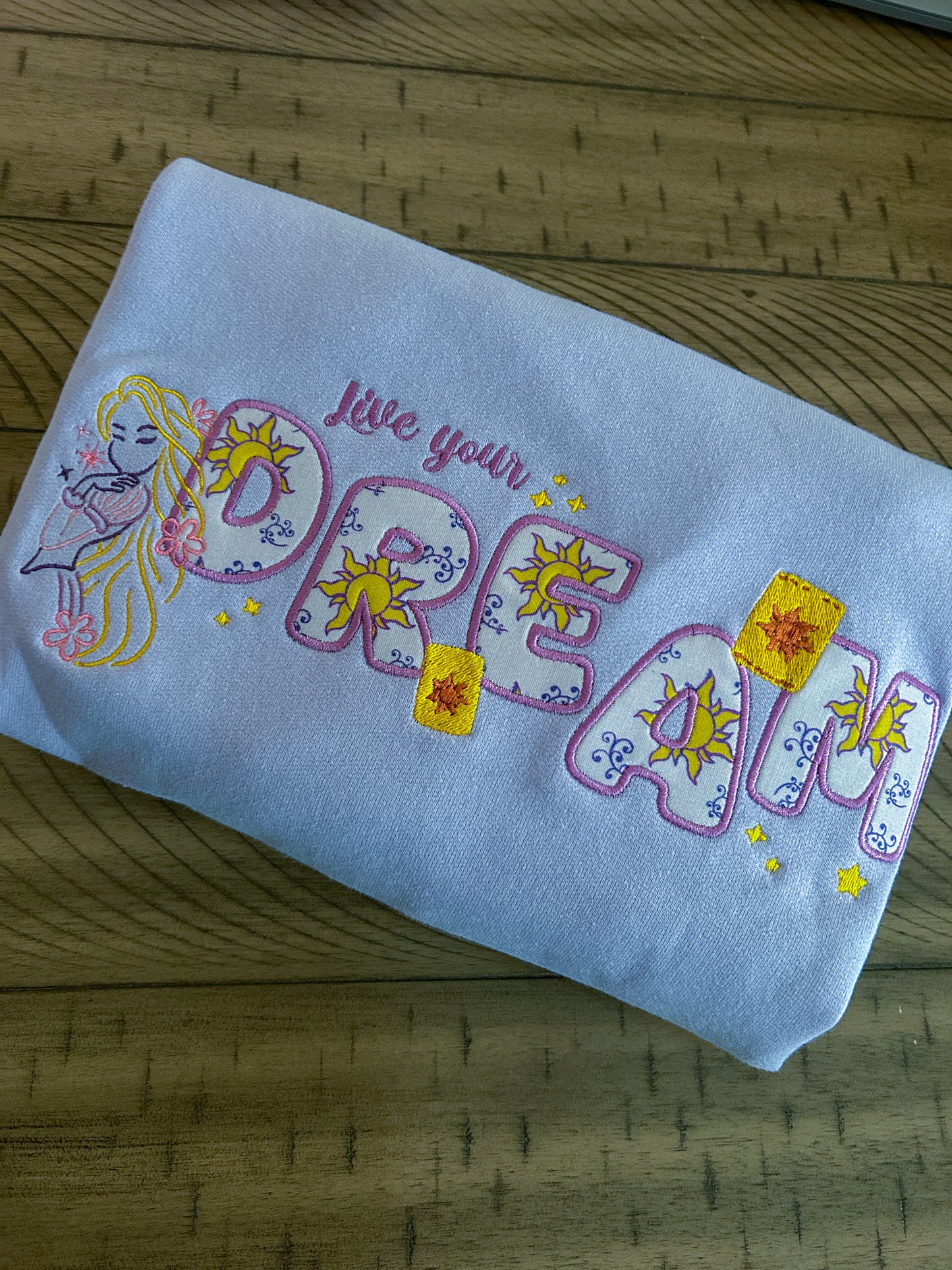 Live Your Dream Embroidered Sweater