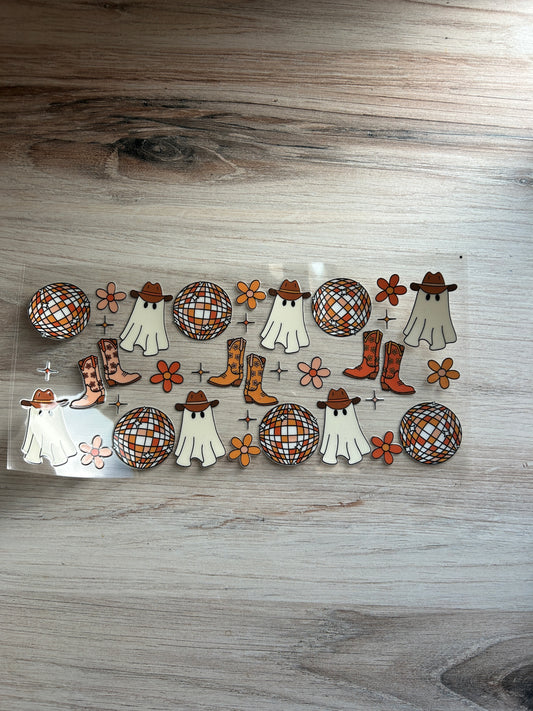 Cowboy Ghost Cup Wrap