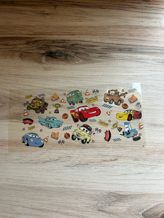 Cars Cup Wrap