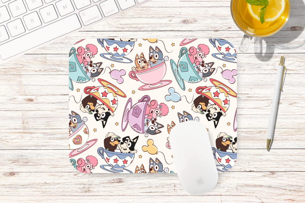 Pups in Teacups Mouse Pad