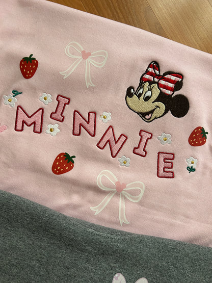 Minnie & Daisy Spring Embroidered Sweater
