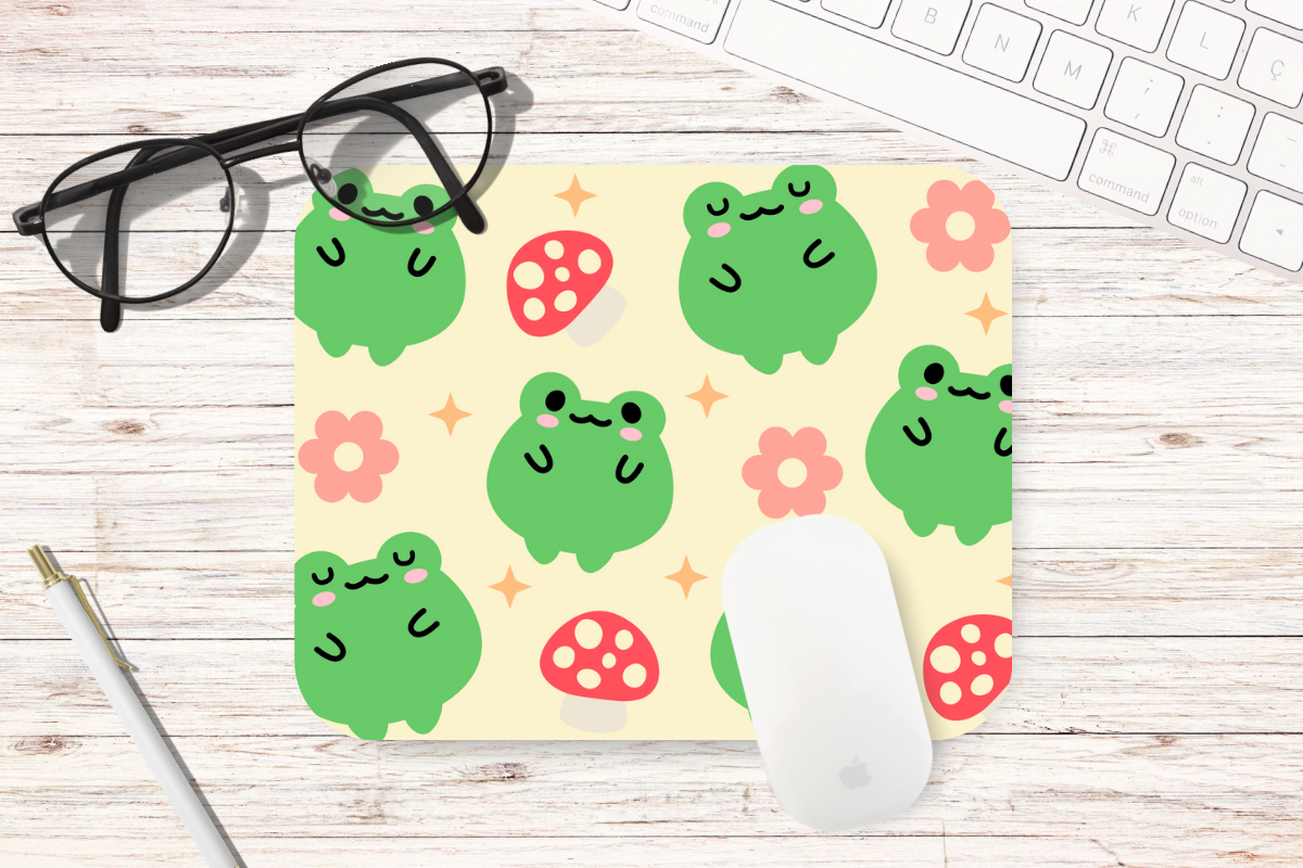 Chunky Frog Mouse Pad