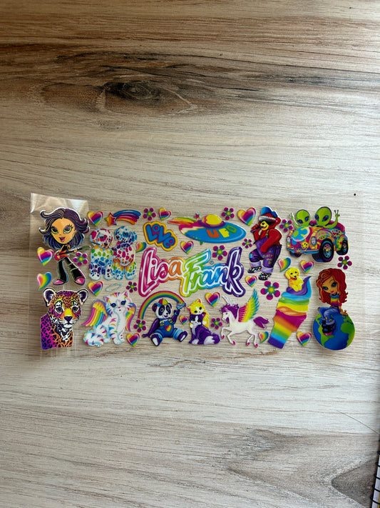 90s Colorful Artwork Cup Wrap