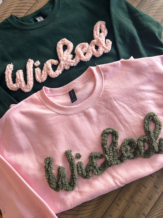 Wicked Chenille Embroidered Sweater