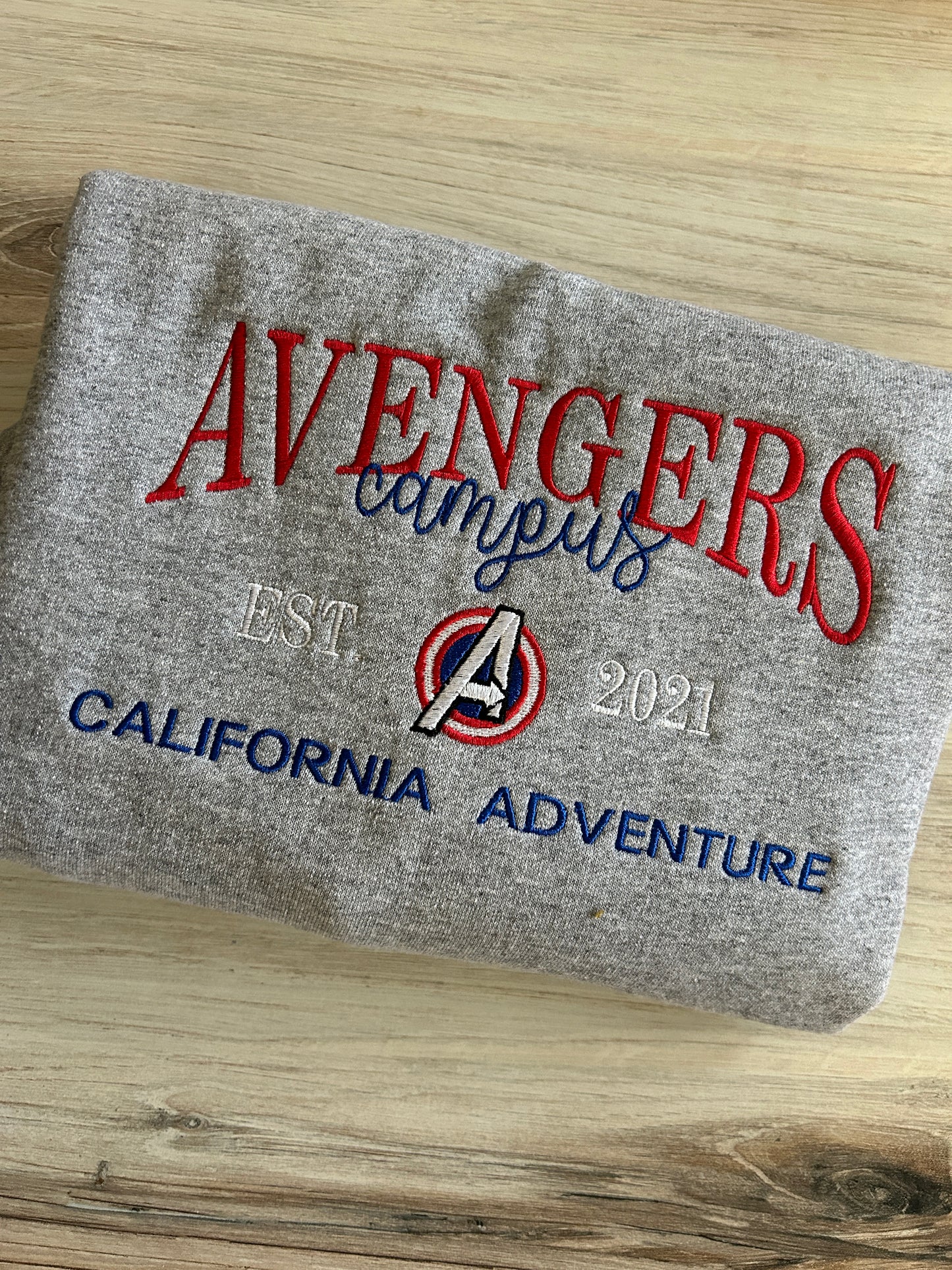 Superhero Campus Embroidered Sweater