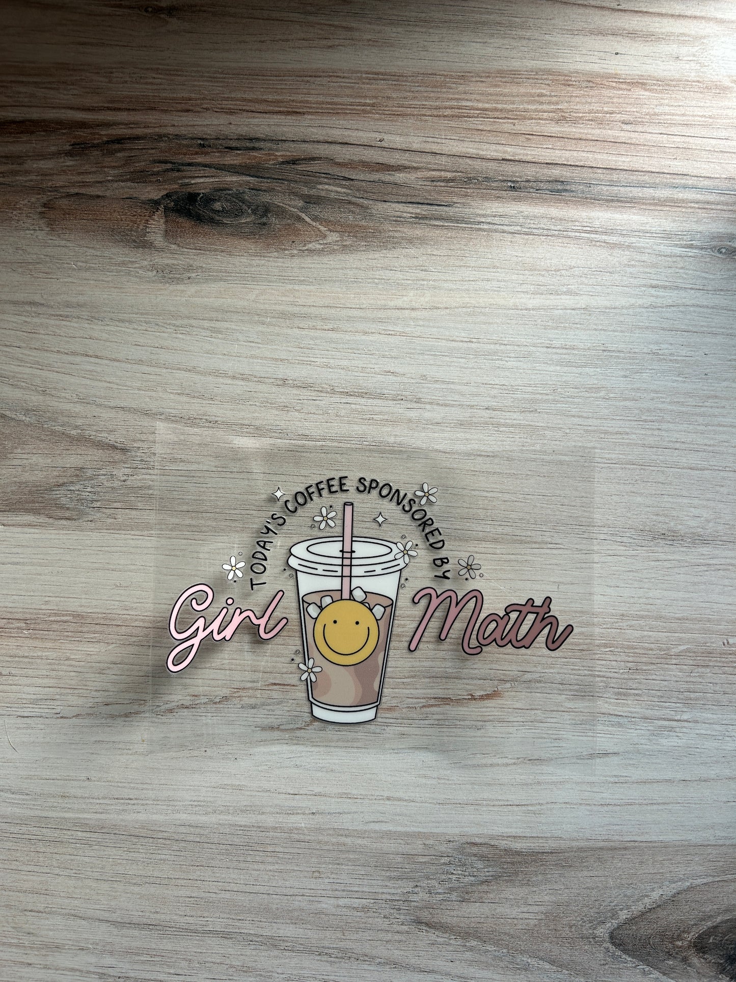 Girl Math Cup Wrap