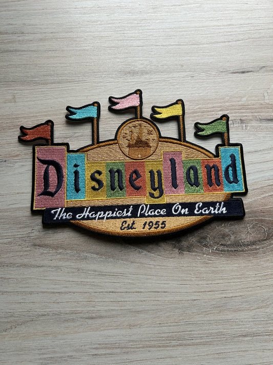 Vintage Sign Large Iron on Patch