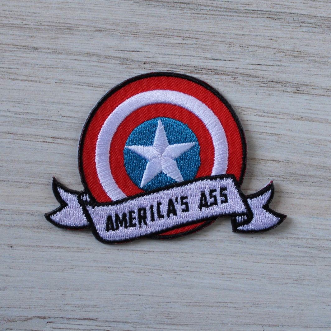 America's Ass Iron on Patch