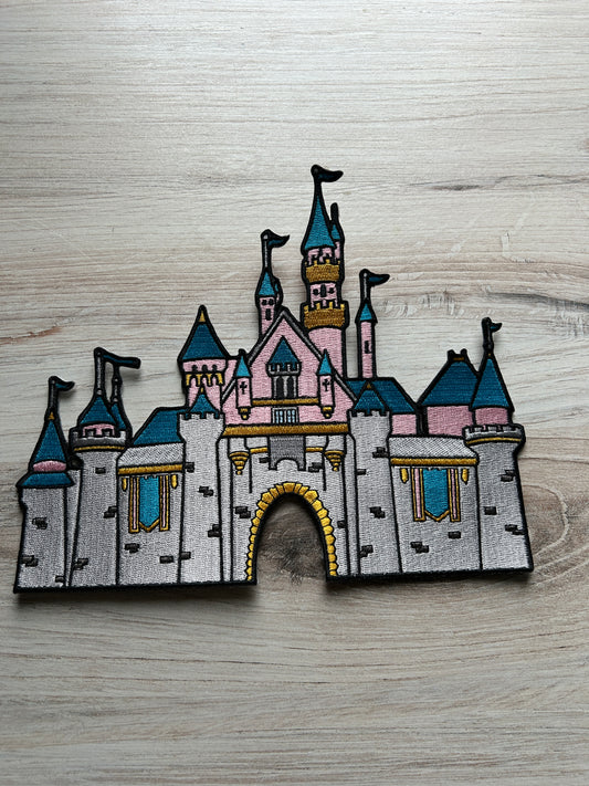 Castle Large Iron on Patch