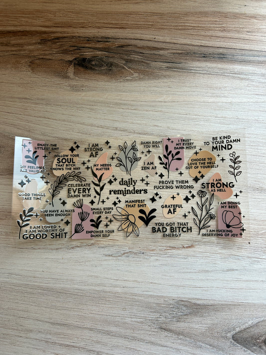 Daily Reminders Cup Wrap
