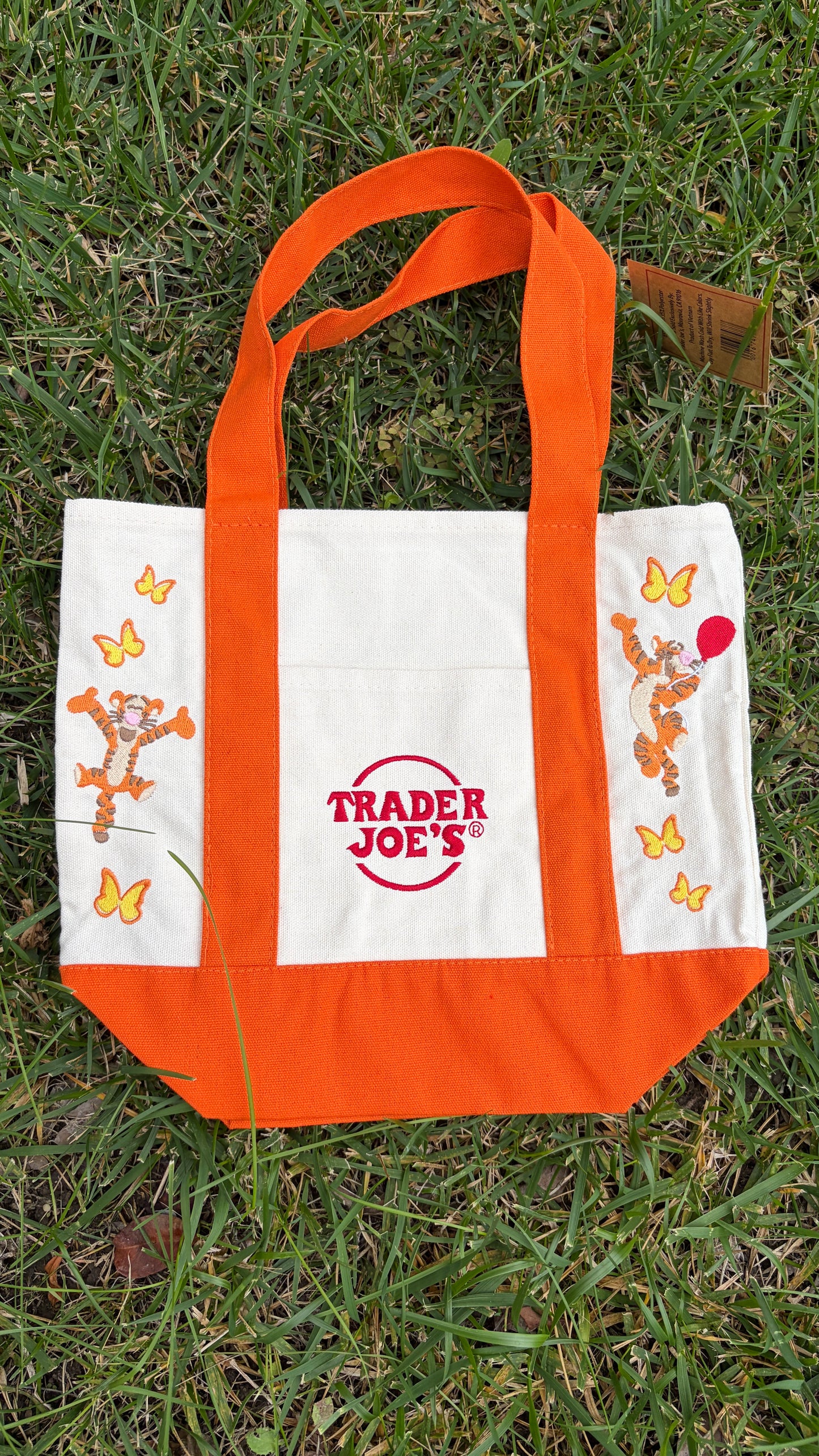 RTS Mini Tigger Orange Embroidered Tote