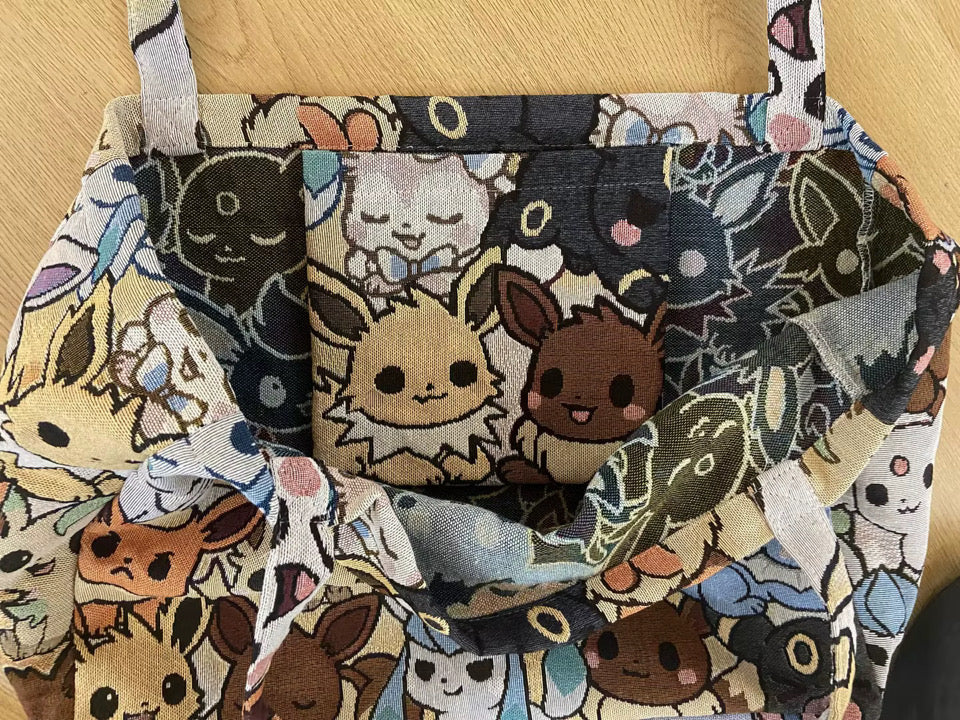 Eeveelutions Tapestry Tote