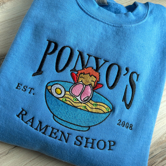 Ramen Shop Embroidered Sweater