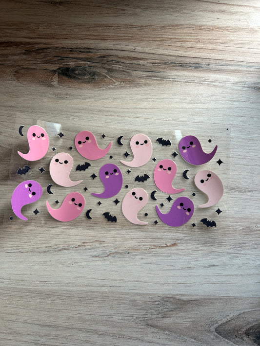 Purple Ghosts Cup Wrap