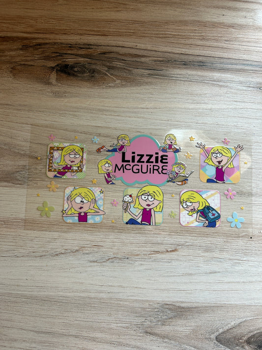 Cartoon Girl Faces Cup Wrap