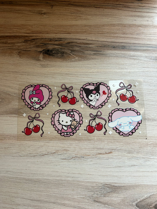 Coquette Kawaii Friends Cup Wrap