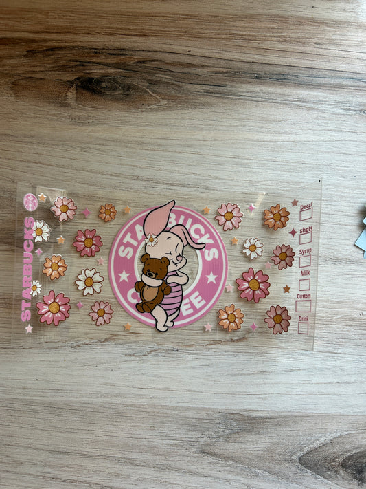 Piglet Coffee Cup Wrap