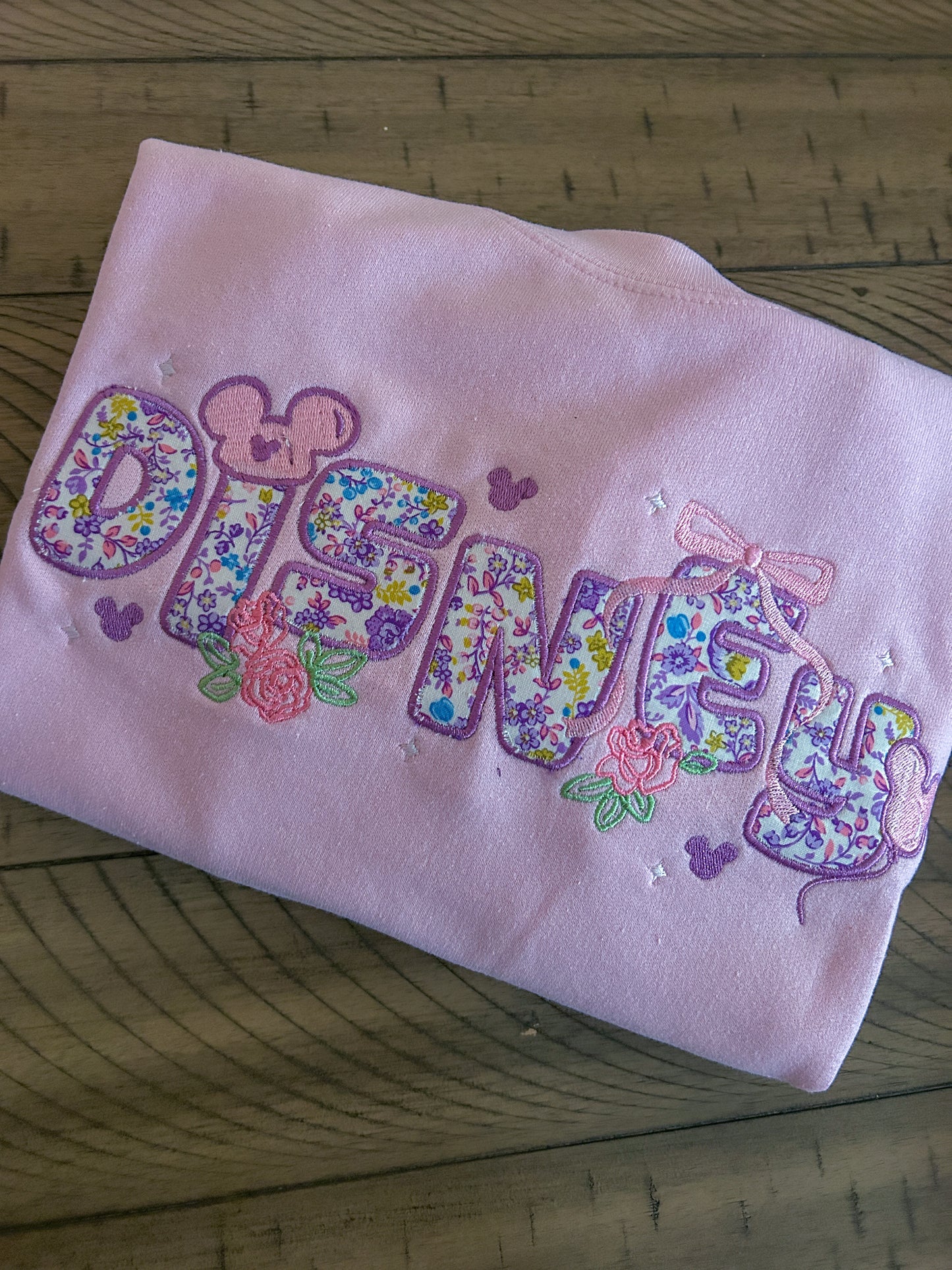 Magical Spring Park Embroidered Sweater